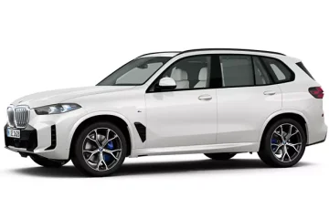 BMW X5 white colour side face